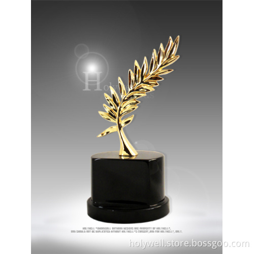 Wonderful Metal Palmes Award with a Shiny Effect for Ceremony Use